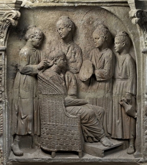 R&ouml;misches Grabmal, Friesierszene