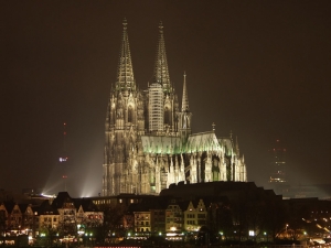 K&ouml;lner Dom bei Nacht