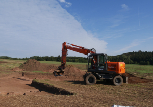 Baggerarbeiten Grabung 2021