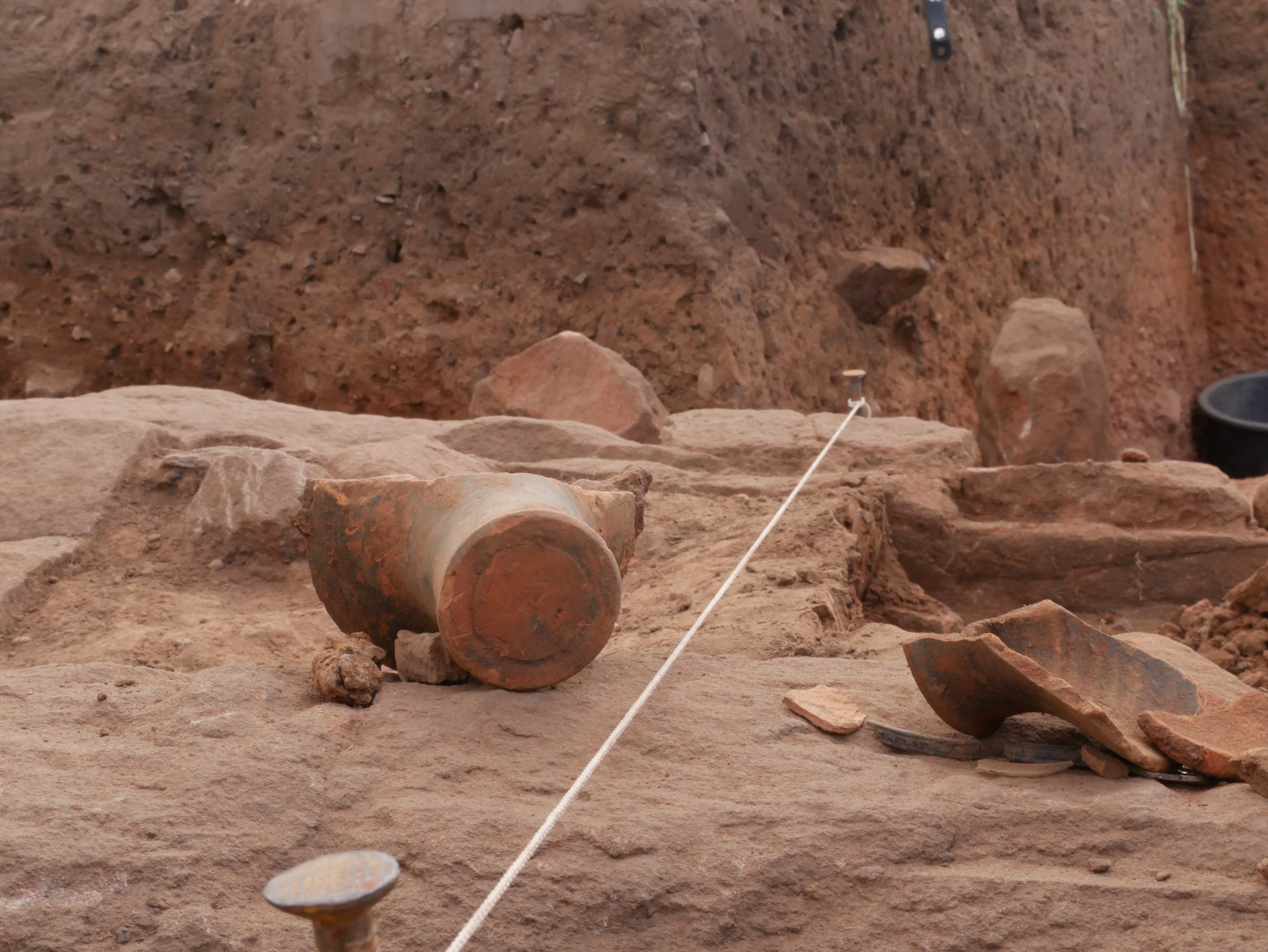 Momentaufnahme der Grabung 2019