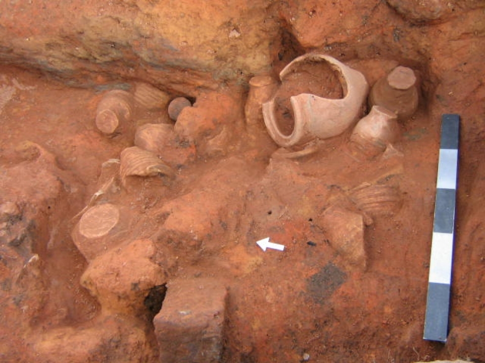 Grabung 2010, T&ouml;pferofen