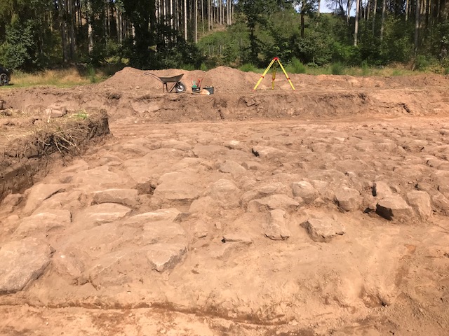Ausschnitt R&ouml;merstra&szlig;e am Heidberg