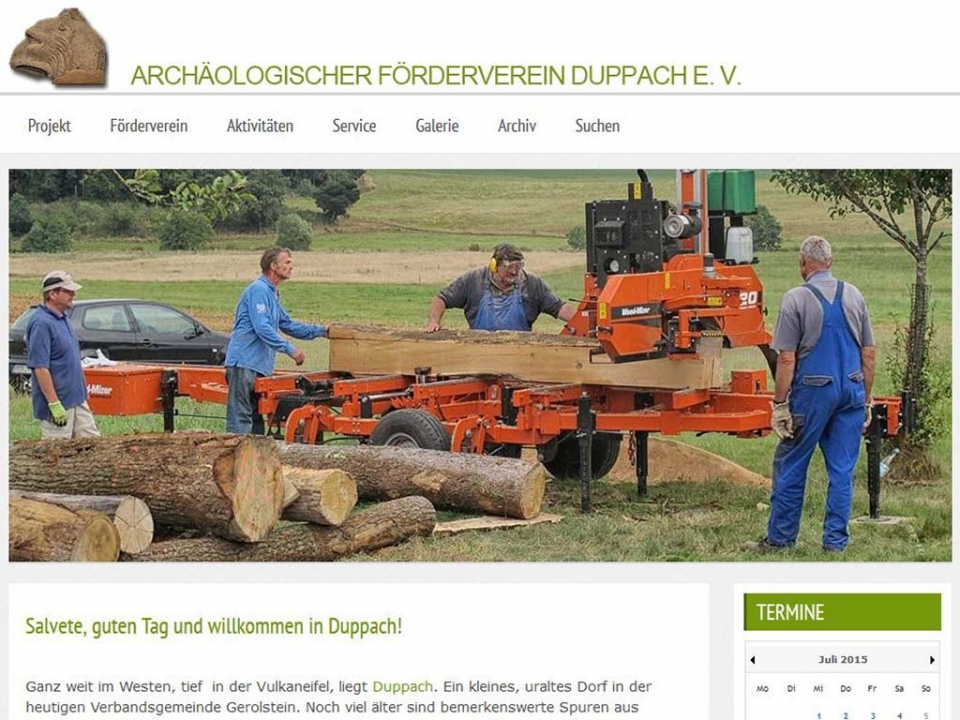 Exkursion nach Trier und neue  Homepage