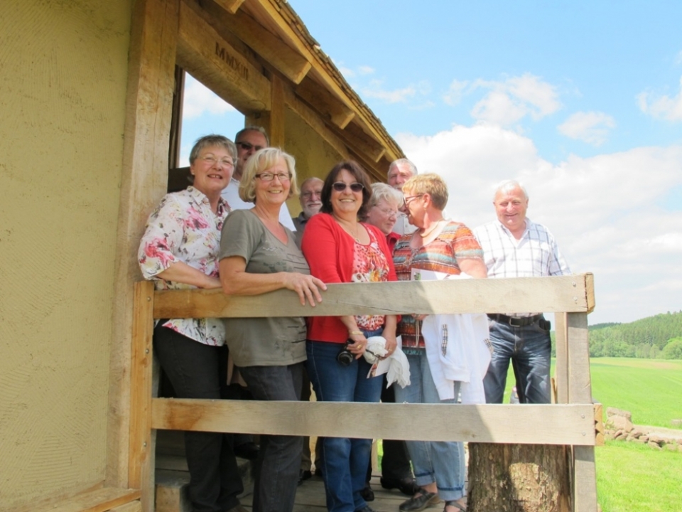 Ein Erinnerungsfoto mit den G&auml;sten aus Digoin und Gerolstein - die St&auml;dtepartnerschaft besteht seit 1987