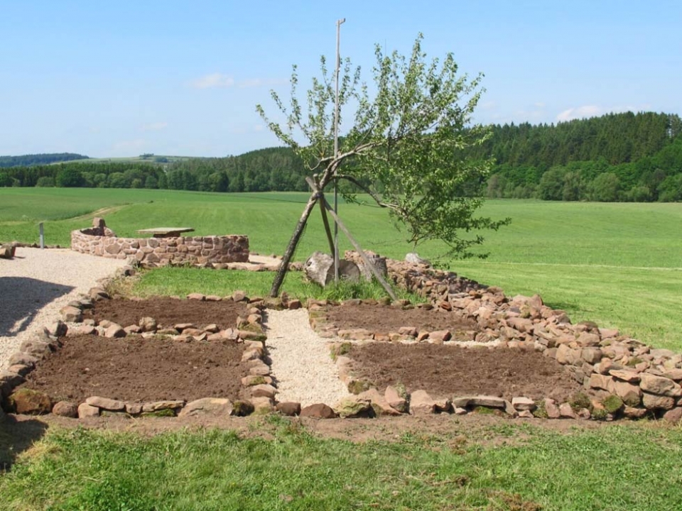 Ein Blick auf den zuk&uuml;nftigen Kr&auml;utergarten