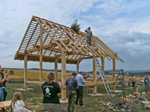 Endlich - der Rohbau steht!